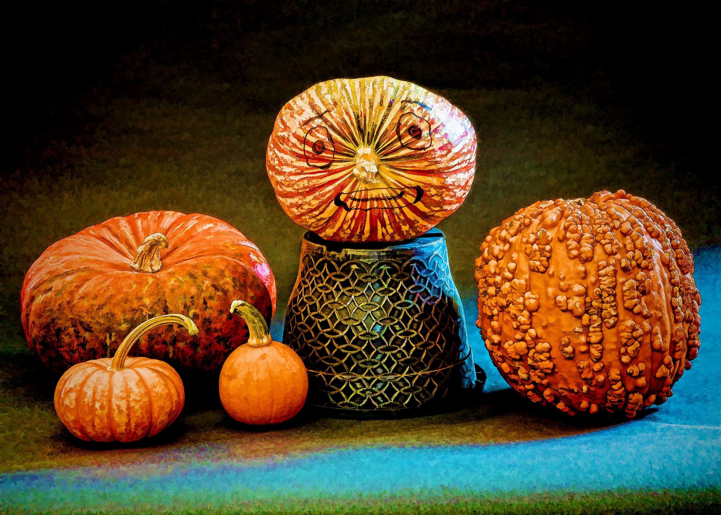 Just for fun. “Family group” of pumpkins. 21 October 2020